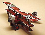 maquette en carton Fokker dr1