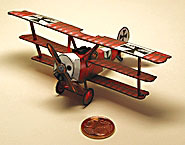 maquette en carton Fokker dr1