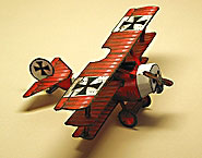 maquette en carton Fokker dr1