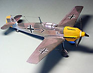 Maquette carton Me 109E