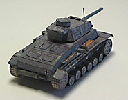 maquette en carton pzkw III