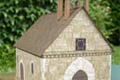 maquette carton d'une chapelle pour jeux de rle